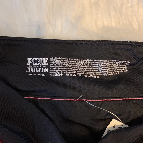 New Victoria’s Secret PINK VS PINK Ultimate Shorts! Hot Pink & Black. Small. NWT - Picture 4 of 4